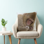 Baby Japans Macaque | Sneeuwaap Kussen (Stoel)