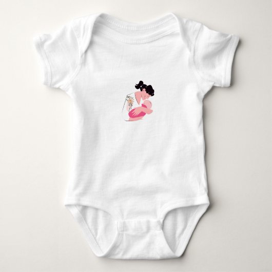 baby jarsey kostuum romper (Voorkant)