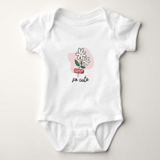 Baby jersey body romper