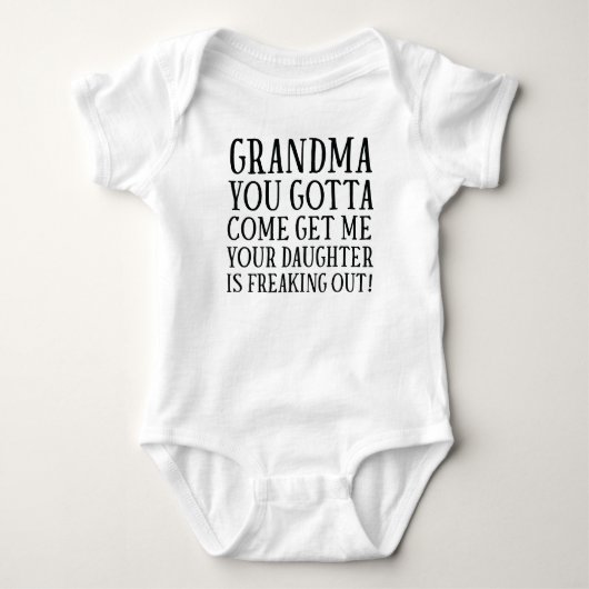 Baby Jersey Bodypak Romper (Voorkant)