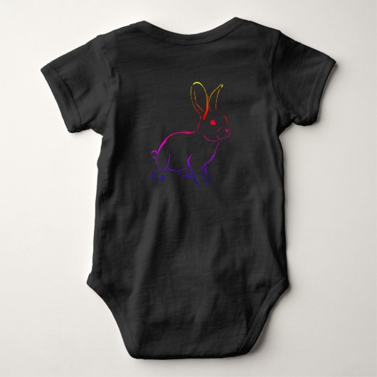 Baby Jersey Bodypakje Romper (Achterkant)