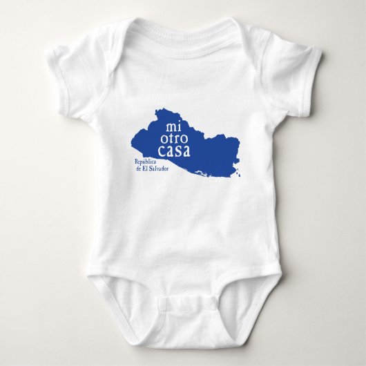 Baby Jersey Bodysuit EL SALVADOR (Voorkant)