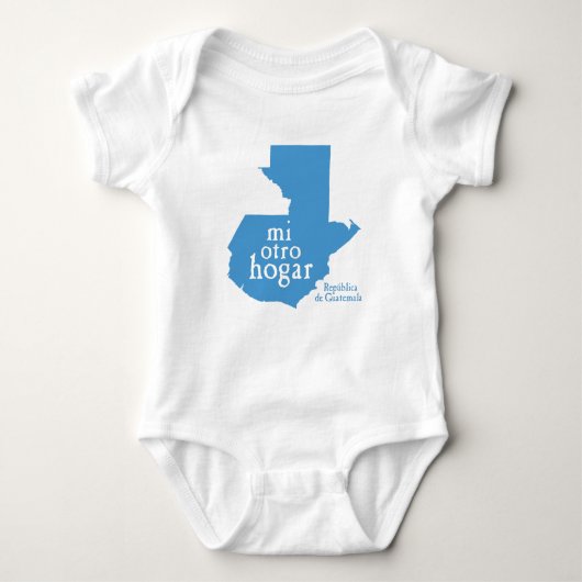 Baby Jersey Bodysuit GUATEMALA (Voorkant)