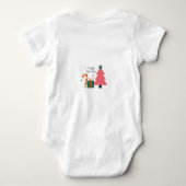 Baby Jersey Bodysuit Happy New Year (Achterkant)