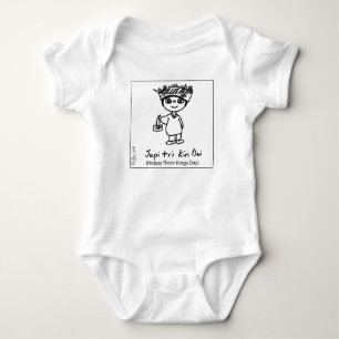 Baby Jersey Bodysuit Happy Three Kings Day