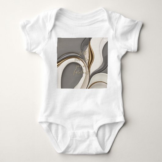 Baby jersey bodysuit in stijlvolle graphics (Voorkant)