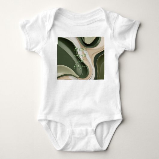 Baby jersey bodysuit in stijlvolle graphics (Voorkant)