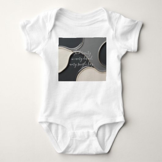 Baby jersey bodysuit in stijlvolle graphics (Voorkant)