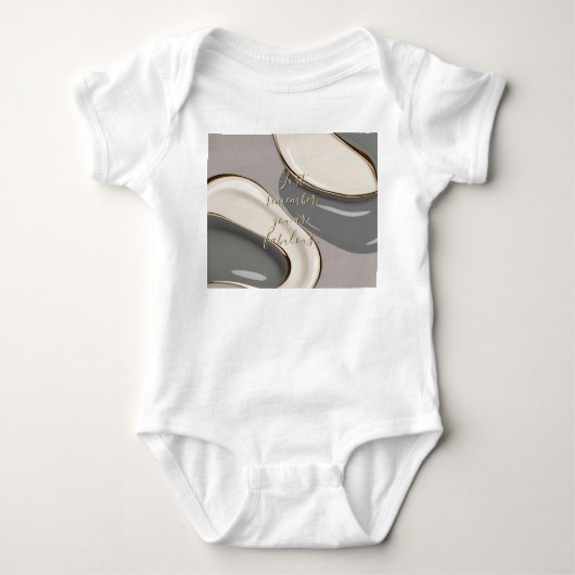 Baby jersey bodysuit in stijlvolle graphics (Voorkant)