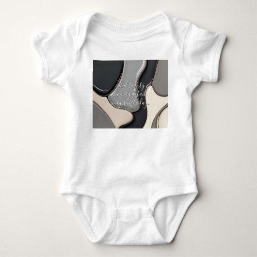 Baby jersey bodysuit in stijlvolle graphics (Voorkant)