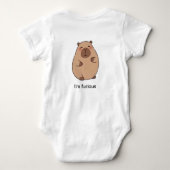Baby Jersey Bodysuit met beren cartoon (Achterkant)