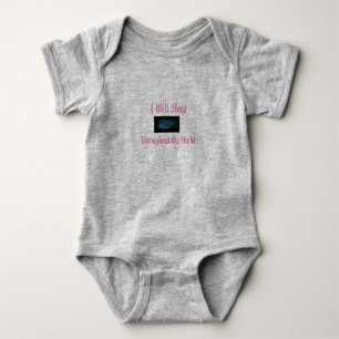 Baby Jersey Bodysuit met Slogan