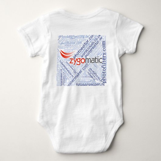 Baby Jersey Bodysuit (square) (Achterkant)