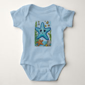 Baby Jersey Bodysuit Starfish (Voorkant)