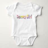 Baby Jersey Girl onsie Romper (Voorkant)