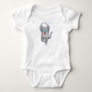 Baby jersey onesie romper