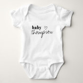 Baby jersey onesie romper (Voorkant)