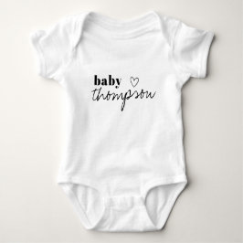 Baby jersey onesie romper