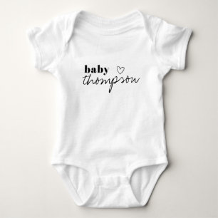 Baby jersey onesie romper