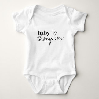 Baby jersey onesie romper