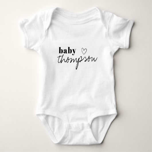 Baby jersey onesie romper (Voorkant)