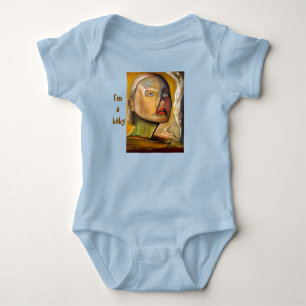 Baby jersey romper