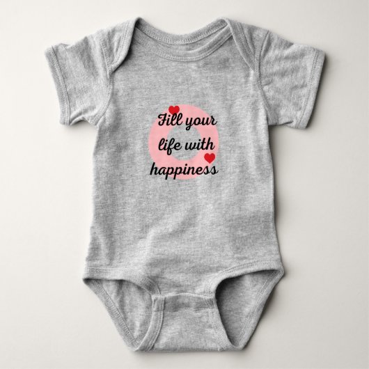 Baby jersey suit romper (Voorkant)