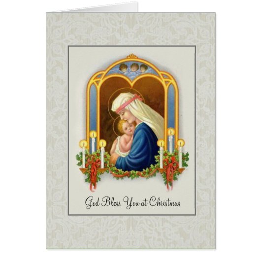  Baby Jesus Blessed Maagd Mary (Voorkant)