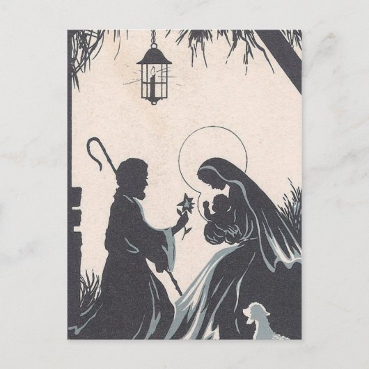  Baby Jesus Born Feestdagenkaart (Voorkant)