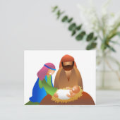 Baby Jesus Briefkaart (Staand voorkant)