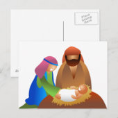 Baby Jesus Briefkaart (Voorkant / Achterkant)
