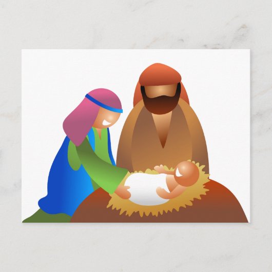 Baby Jesus Briefkaart (Voorkant)