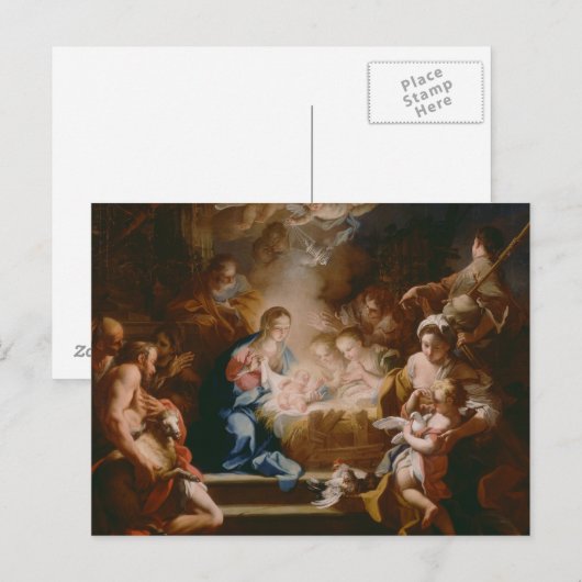 Baby Jesus Briefkaart (Voorkant / Achterkant)