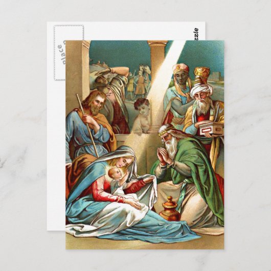 baby jesus briefkaart (Voorkant / Achterkant)