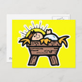 baby jesus briefkaart (Voorkant / Achterkant)