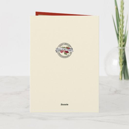 Baby Jesus Catholic Christmas Photo  Feestdagen Kaart (Achterkant)