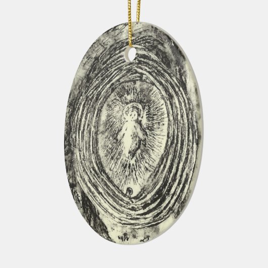 Baby Jesus Ceramic Ornament (Links)