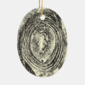 Baby Jesus Ceramic Ornament (Achterkant)