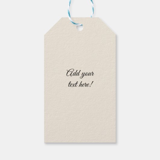 Baby Jesus Christmas Bloemen Religieuze krans Cadeaulabel (Achterkant)