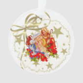 Baby Jesus Circle Tree Ornament (voorkant)