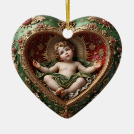 Baby Jesus Cradle of Light Ornament