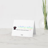 Baby Jesus - de Kaart van de Nota (Achterkant)