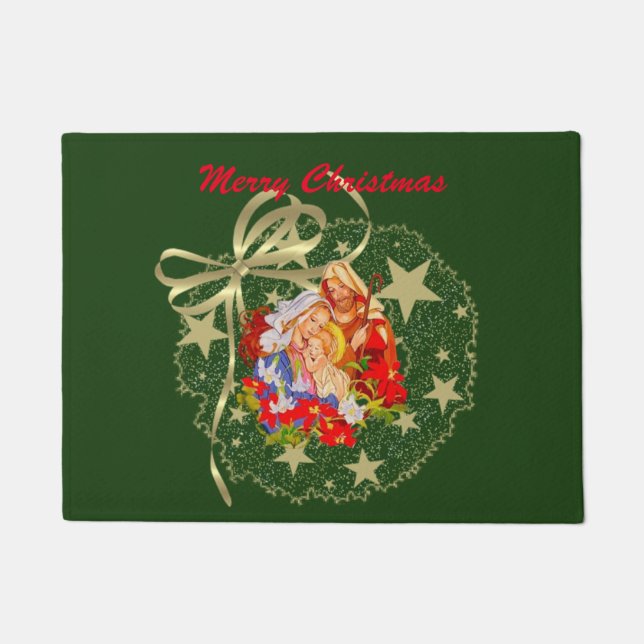 Baby Jesus Doormat Deurmat (Voorkant)