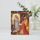  Baby Jesus en de 3 Koningen Briefkaart (Staand voorkant)