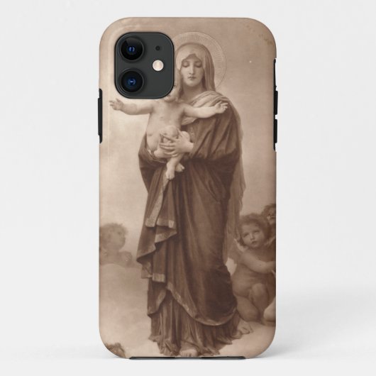 Baby Jesus en Moeder Maria Case-Mate iPhone Case (Achterkant)