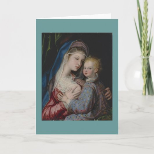 Baby Jesus Feestdagen Kaart (Voorkant)