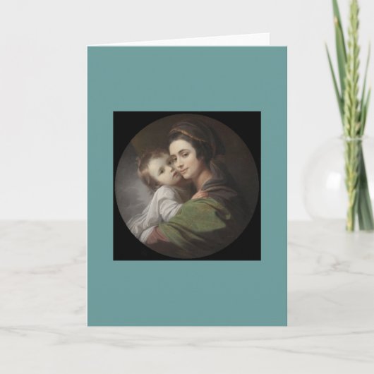 Baby Jesus Feestdagen Kaart (Voorkant)