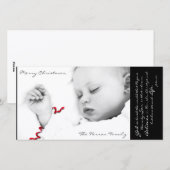 Baby Jesus Feestdagenkaart (Voorkant / Achterkant)