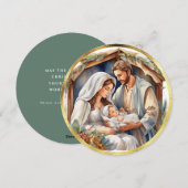 Baby Jesus | Geboorte vakantie Kaart (Voorkant / Achterkant)