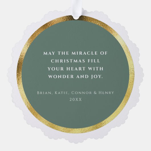 Baby Jesus | Geboorte vakantie Kaart (Achterkant)